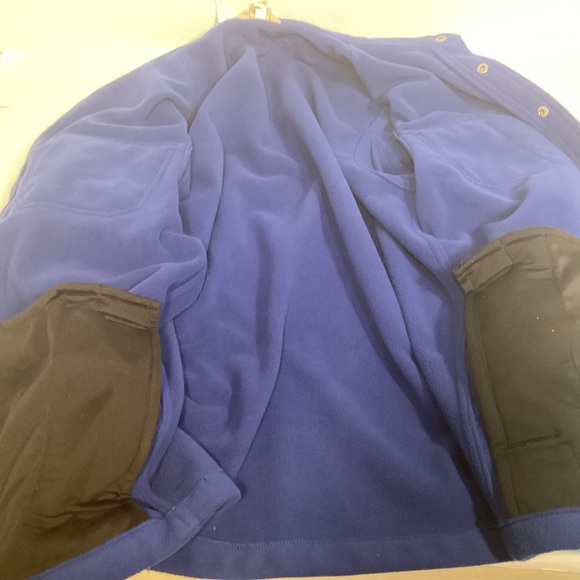 Men’s Duluth Trading Co Shoremans blue Fleece Jacket size medium Royal Blue - Picture 10 of 10